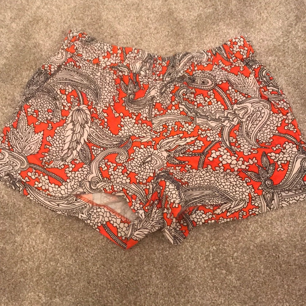 JCrew shorts with adorable paisley print